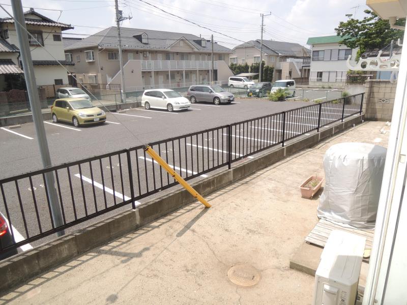 Balcony. First floor balcony is quite wide