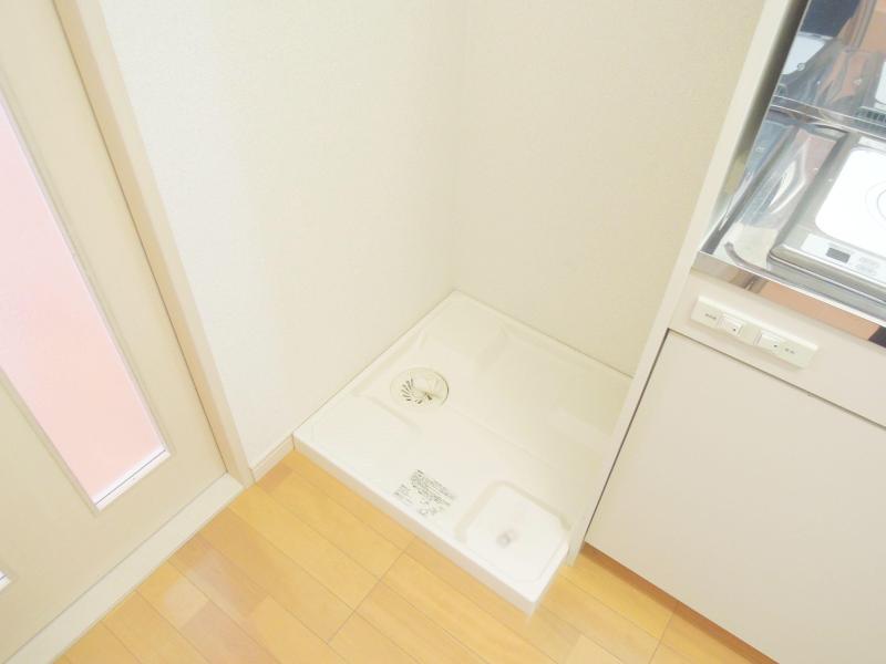 Other Equipment. Washing machine in the room is with waterproof bread. 