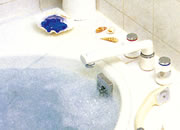 Other Equipment. Cute friendly family and life. But new hot-water supply system to achieve energy saving and high efficiency hot water supply