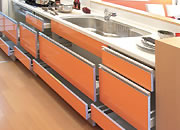 Other Equipment. Drawer of the large capacity with a height. Such as a pot or bowl can also be happy to storage