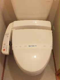 Toilet. Warm water washing toilet seat