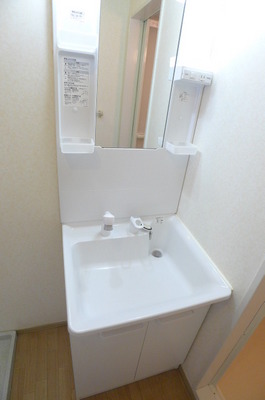 Washroom. Shampoo wash basin