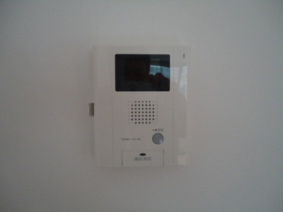 Security. TV monitor with intercom