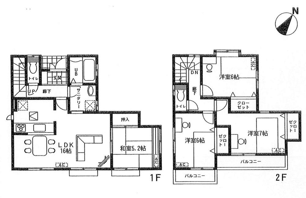 Floor plan. 29,800,000 yen, 4LDK, Land area 138.71 sq m , Building area 95.63 sq m