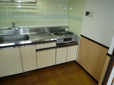 Kitchen. 2 lot gas stoves ☆ System kitchen