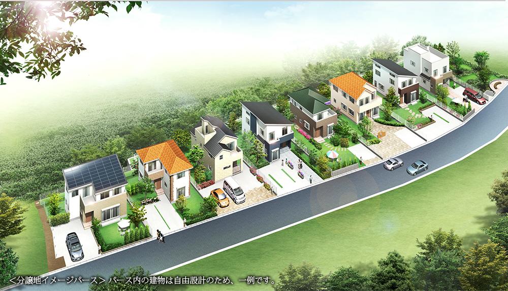 Building plan example (Perth ・ appearance). Subdivision image Perth