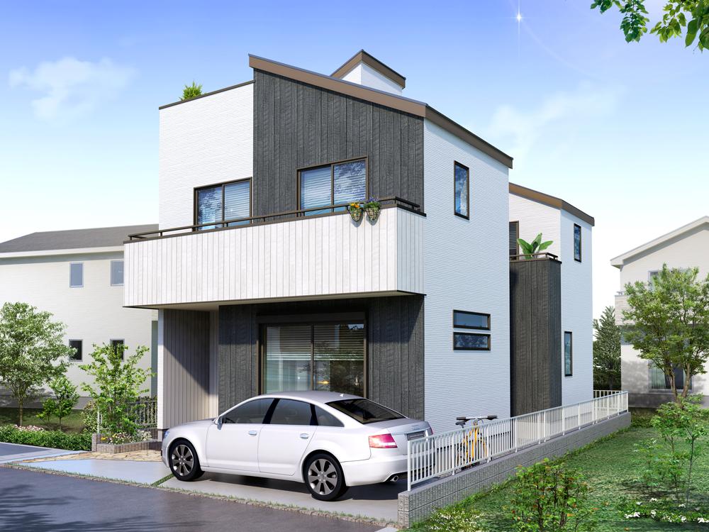 Rendering (appearance). Simple modern appearance specification. Land: about 37 square meters ・ Facing south!!