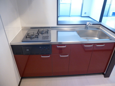 Kitchen. Two-burner stove with counter kitchen