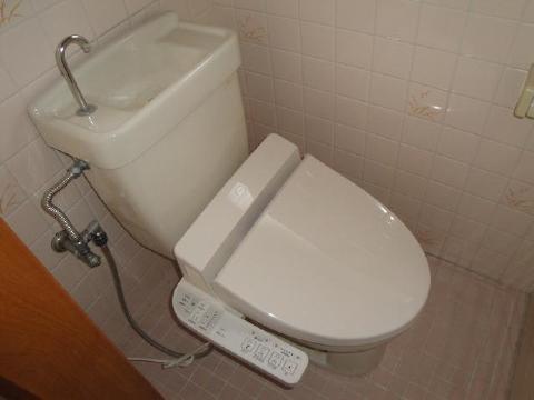 Living and room. It is comfortable with a bidet.