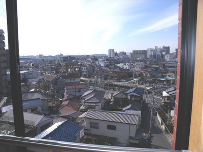 Balcony. Bright balcony