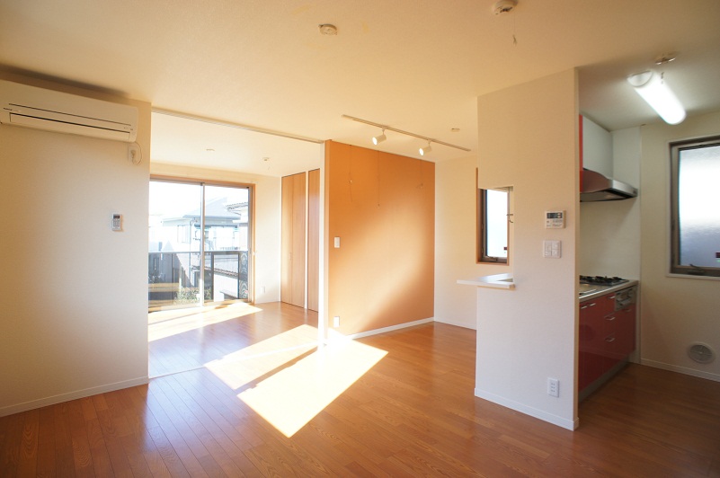 Living and room. Accent Cross and sliding lights in the living room