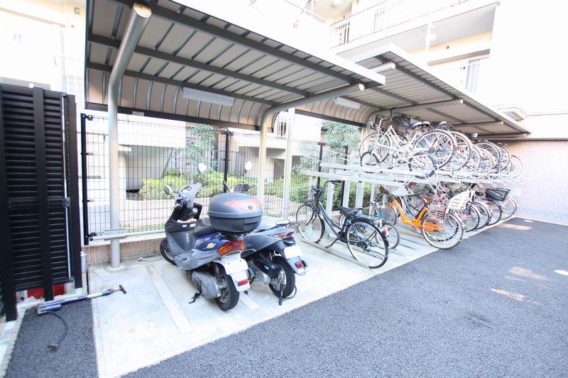 Other common areas. Bike shelter