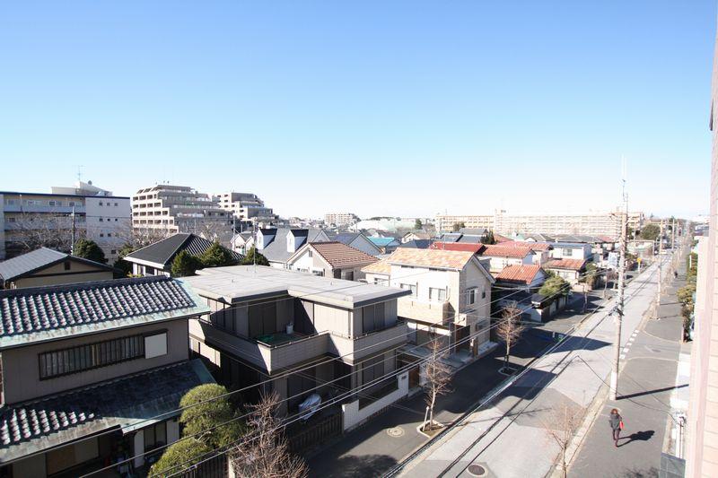 View photos from the dwelling unit. For good views of the neighboring low-rise residential area