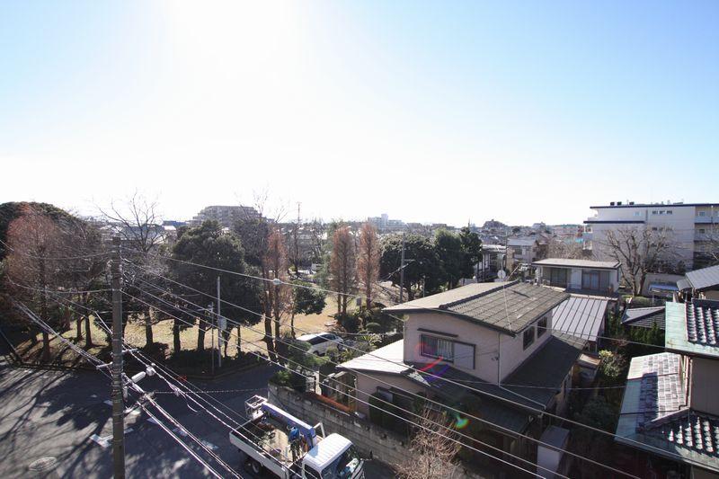 View photos from the dwelling unit. For good views of the neighboring low-rise residential area