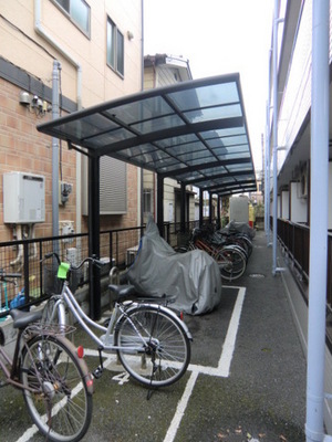 Security. On-site bicycle parking lot equipped