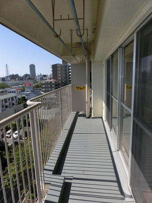 Balcony. Per yang well, It also dries well your laundry