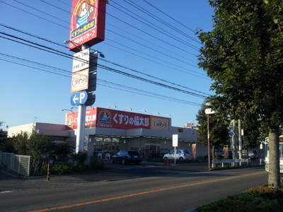 Dorakkusutoa. Medicine of Fukutaro Shibayama store (drugstore) to 200m