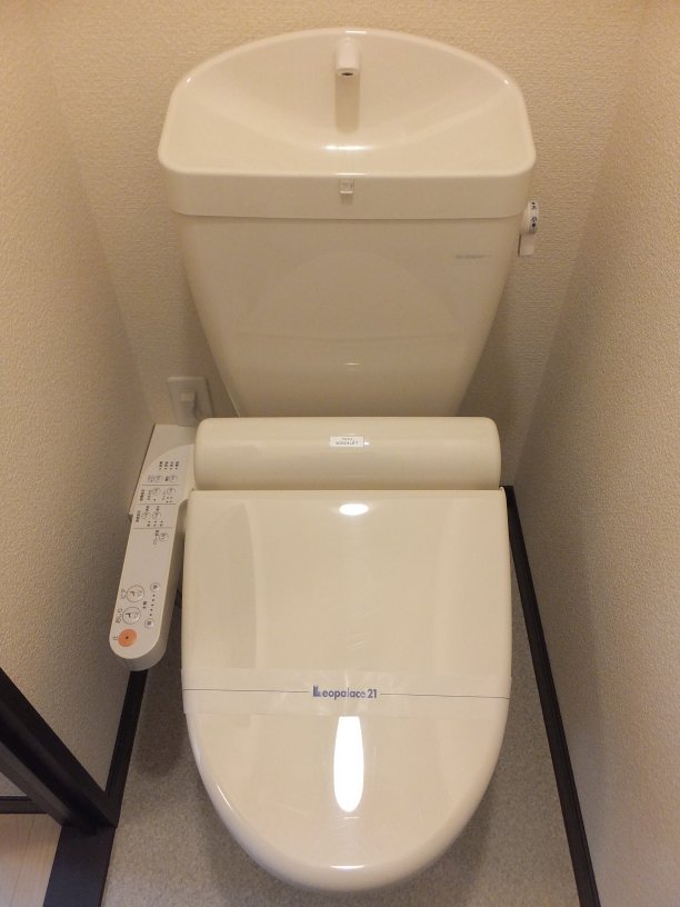 Toilet. With warm water washing toilet seat