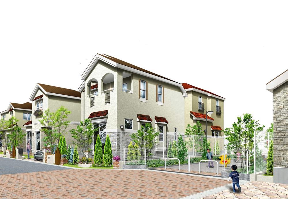 Rendering (appearance). The city of all 26 House is born in a quiet residential area in the hill! Mansion place to tie firmly the thought that want to start a comfortable life. We are [Sintered street (Yui town)] To all of your family with great desire to named, It will deliver a new future.