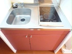 Kitchen. Two-burner electric stove