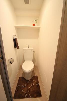 Toilet. There is also a top storage, Convenient!