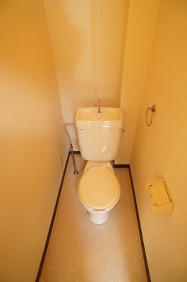 Toilet. Bidet can be installed in a bring-your-own