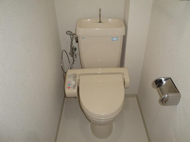 Toilet. Washlet is equipped