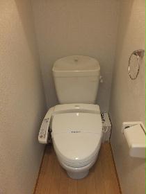 Toilet. Bath is a toilet and hot water cleaning toilet seat