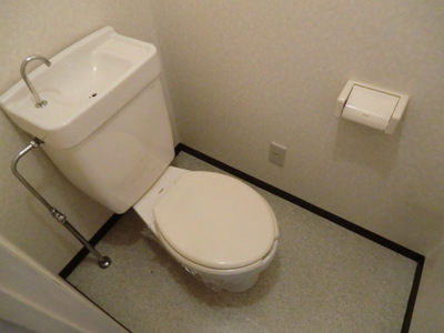 Toilet. It is a Western-style Standard type