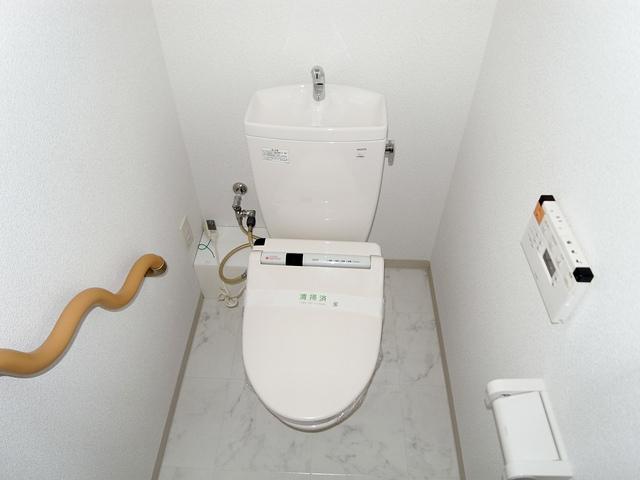 Toilet. Washlet with function
