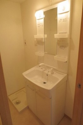 Washroom. With shampoo dresser. 