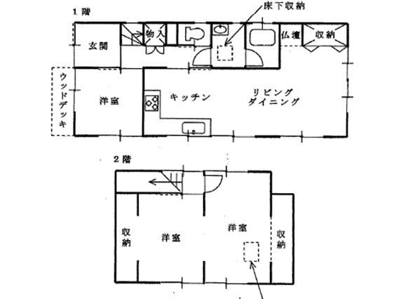 Floor plan. 8.3 million yen, 3LDK, Land area 82 sq m , Building area 81 sq m Floor
