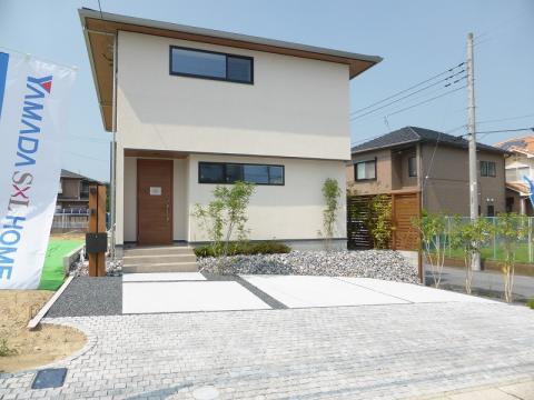Local land photo. Ouchi Cafe ・ Model house exterior photo (April 2013) Shooting