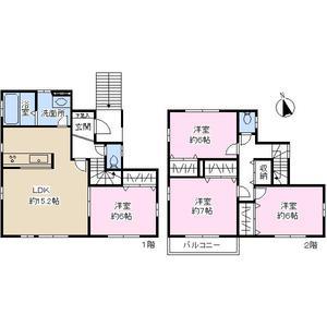 Floor plan. 22,900,000 yen, 4LDK, Land area 178.88 sq m , Building area 96.05 sq m