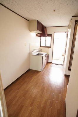 Kitchen. It has spacious kitchen part