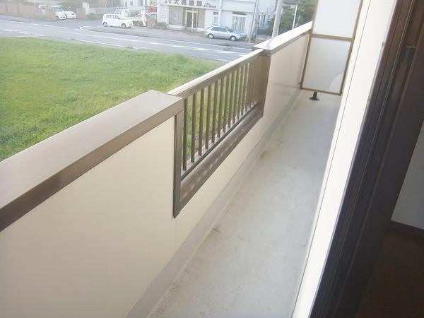 Balcony. Veranda also spacious