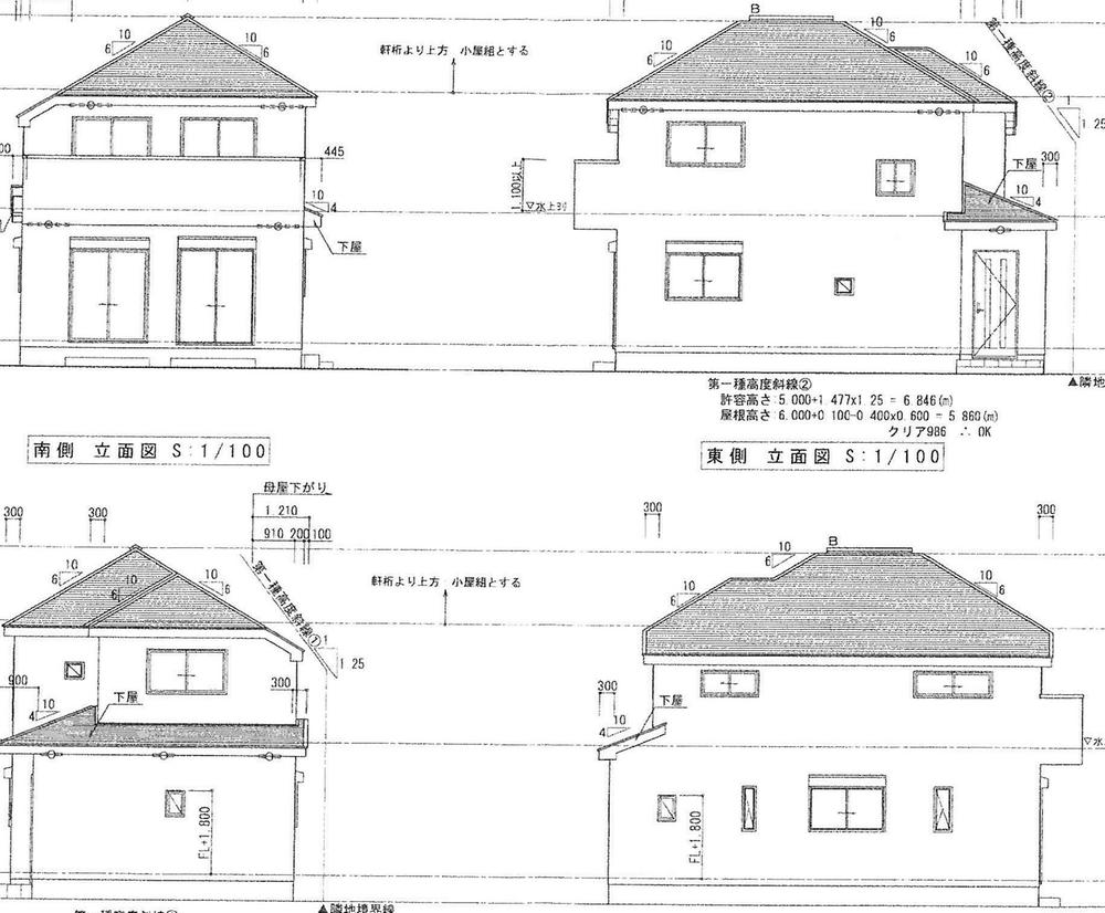 Rendering (appearance). (3 Building) Rendering elevational view