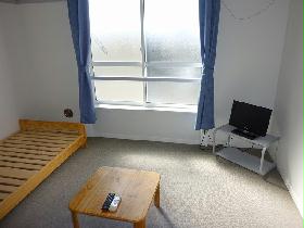 Living and room. tv set, Air conditioning, curtain, table, Bed rooms