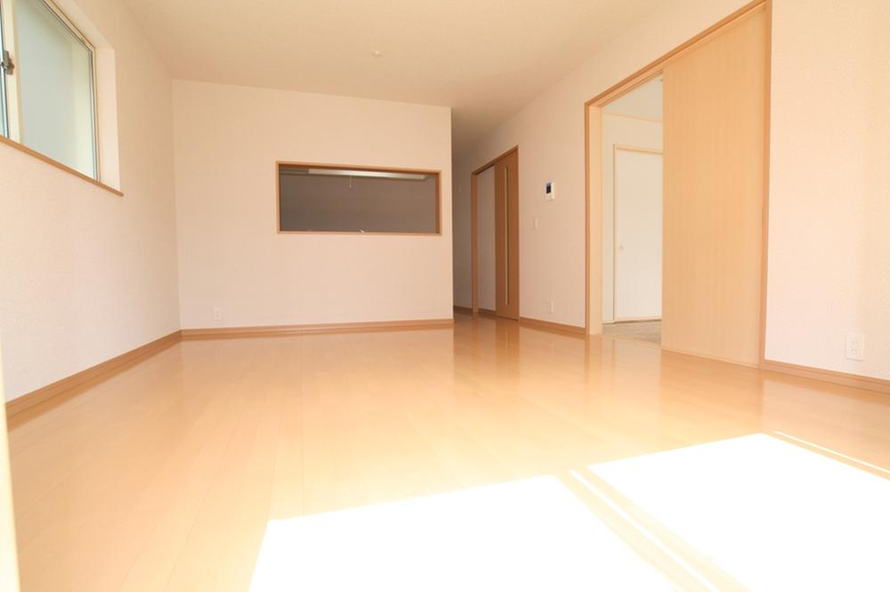 Same specifications photos (living). Living example of natural type interior Unfinished for construction cases