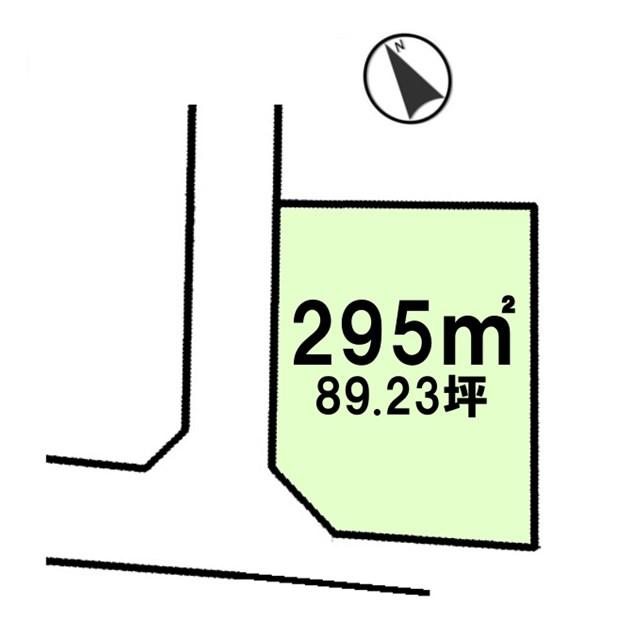 Compartment figure. Land price 6.3 million yen, Land area 295 sq m