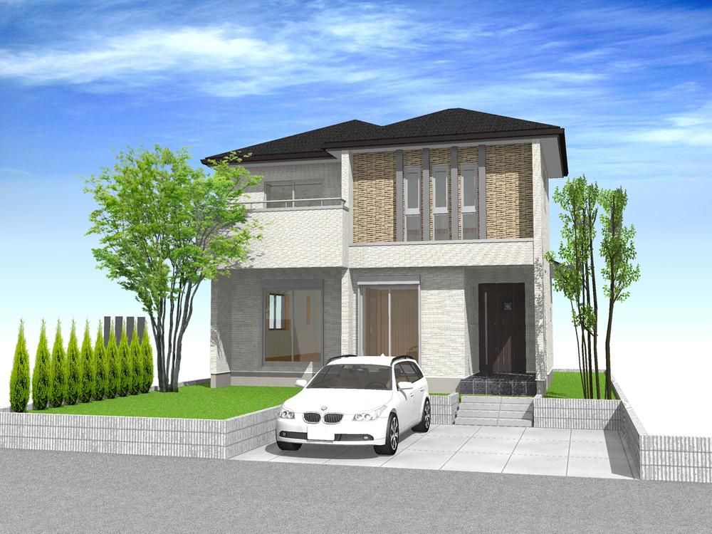 Building plan example (Perth ・ appearance). Building plan example (No. 1 place) building price 13.5 million yen, Building area 99.23 sq m