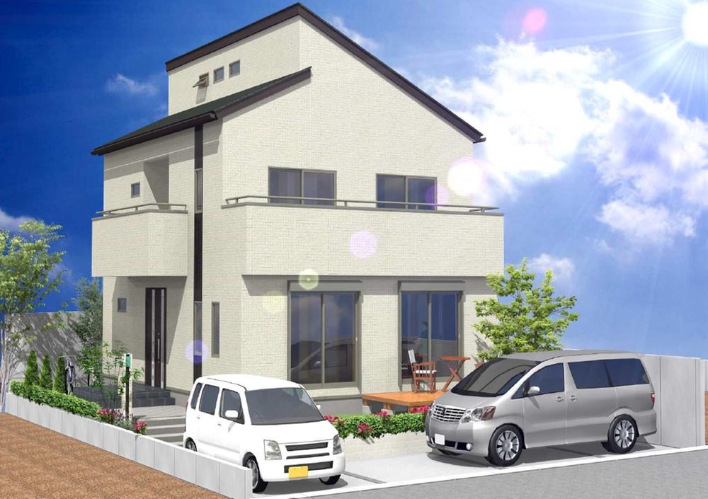 Building plan example (Perth ・ appearance). Building plan example (No. 1 place) building price 13.5 million yen, Building area 99.25 sq m