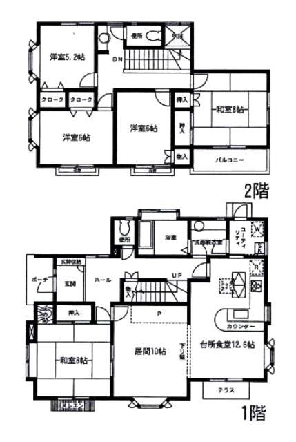 Floor plan. 11.8 million yen, 5LDK, Land area 194.01 sq m , Building area 143.77 sq m
