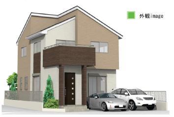 Building plan example (Perth ・ appearance). Building reference example plan