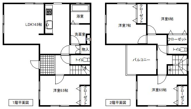 Floor plan. 19,800,000 yen, 4LDK, Land area 198.17 sq m , Building area 99.36 sq m