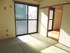 Living and room. Tatami, Was Omotegae.