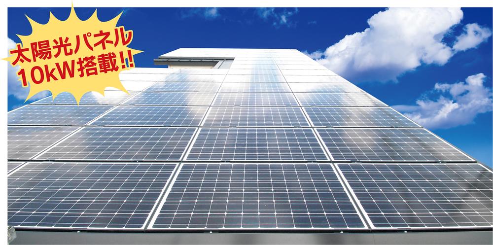 Solar panels of "Wansuma" is a peace of mind without fear of the rain forest because the grip method that does not open a hole in the roof !!