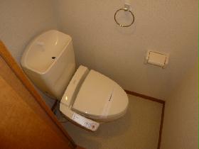 Toilet. With warm water washing toilet seat