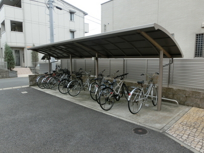 Other common areas. Place for storing bicycles