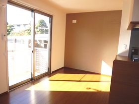 Living and room. Spacious LDK type. Sunny! !